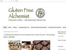 Tablet Screenshot of glutenfreealchemist.com